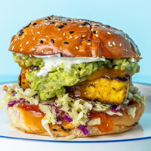 Satay Tofu burger