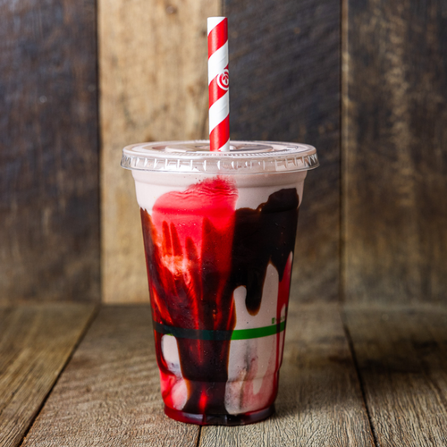 Choc-strawberry shake