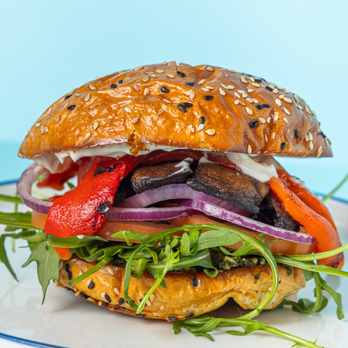 Portobello Mushroom burger