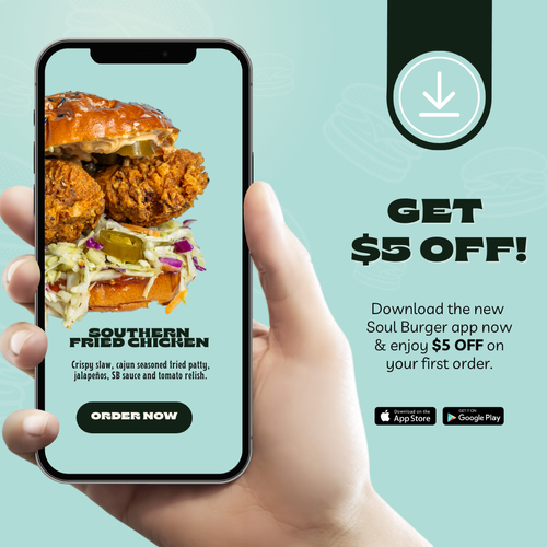 Soul Burger app deal