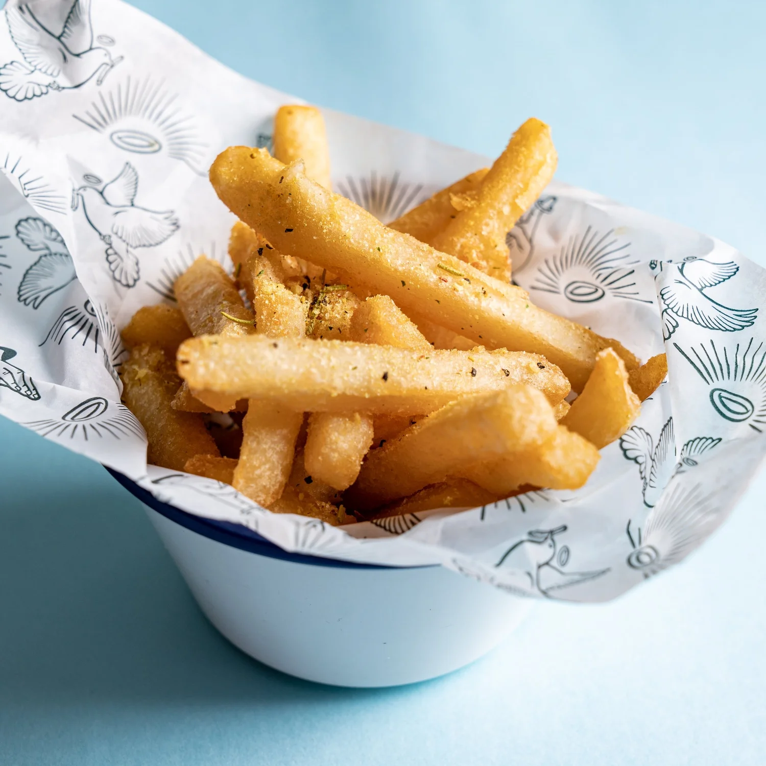 Lime-chicken salt fries